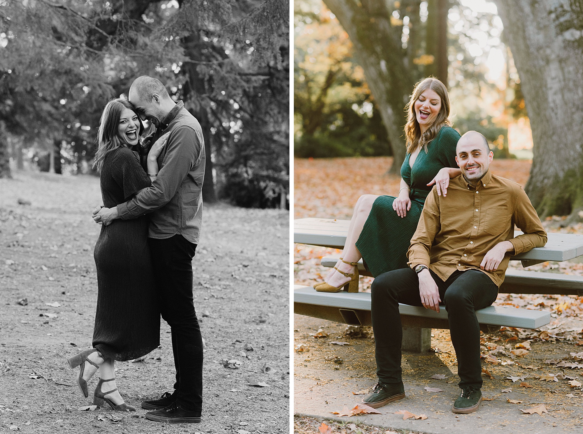 Engagement Portraits in Laurelhurst Park