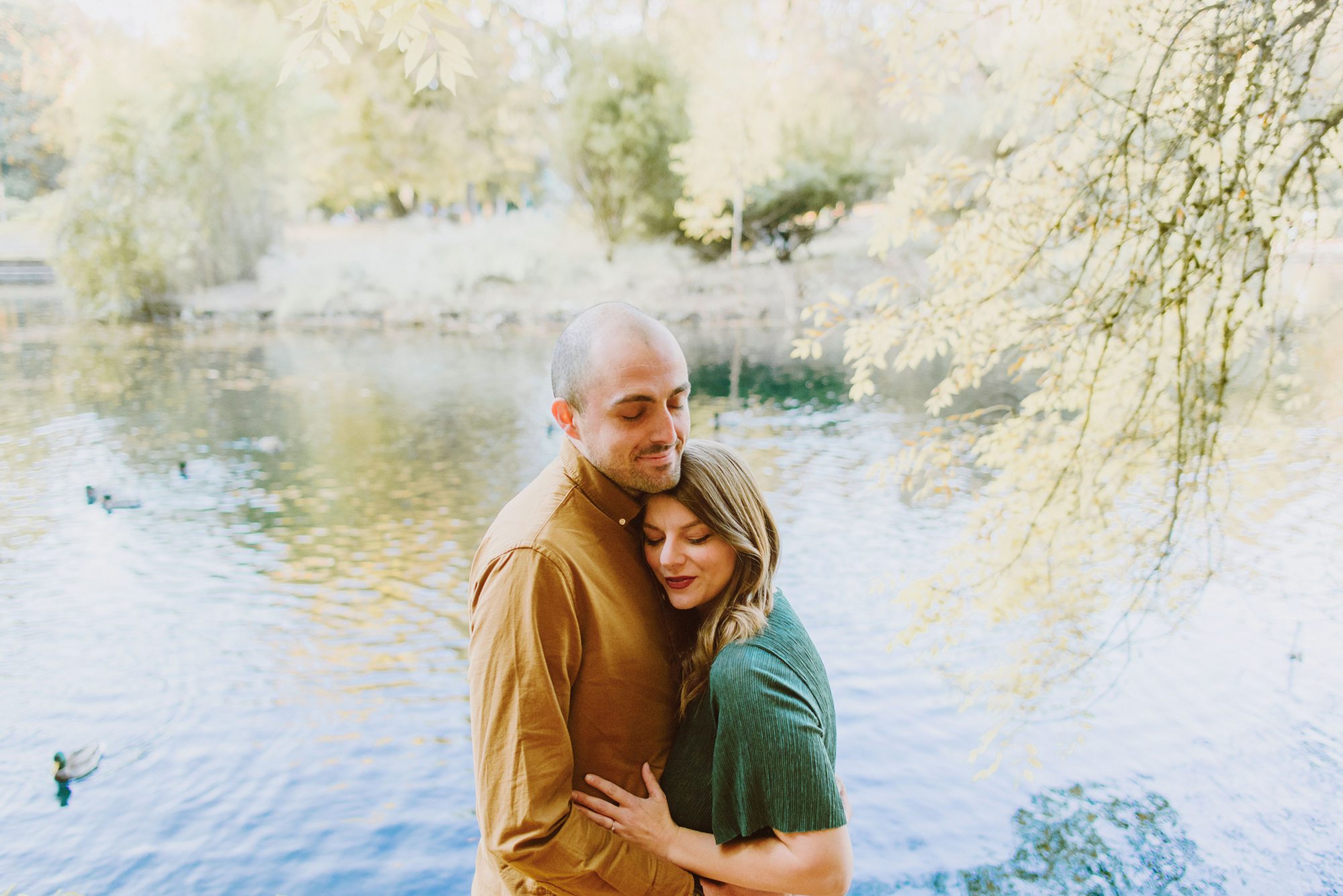 Engagement Portraits in Laurelhurst Park